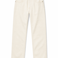 Men's Organic Cotton Straight Jeans - Ecru