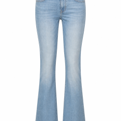 Women's Low Rise Bootcut Jeans - Light Blue