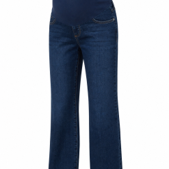 Women's Maternity Relaxed Jeans - Dark Blue