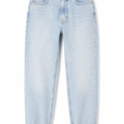 Women's Relaxed Boyfriend Jeans - Light Acid Wash
